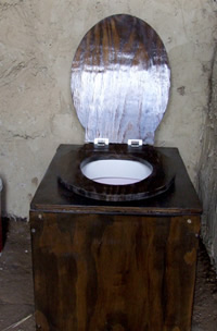 composting toilet box