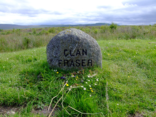 Clan Fraser grave stone